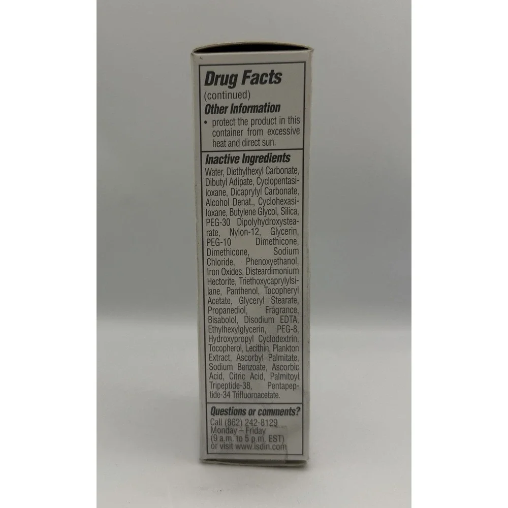 New ISDIN Eryfotona Ageless SPF 50 1.7 Fl Oz Tinted Mineral Sunscreen for Face
